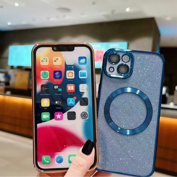 🆕 Luxury Glitter Bling Case For IPhone 13 Pro Max   with  Camera Protector - Picture 2 of 7